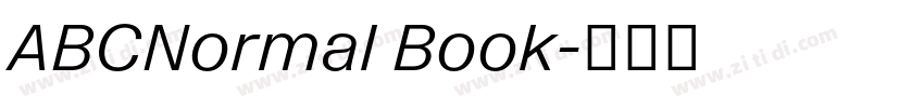 ABCNormal Book字体转换 ABCNormal Book字体转换